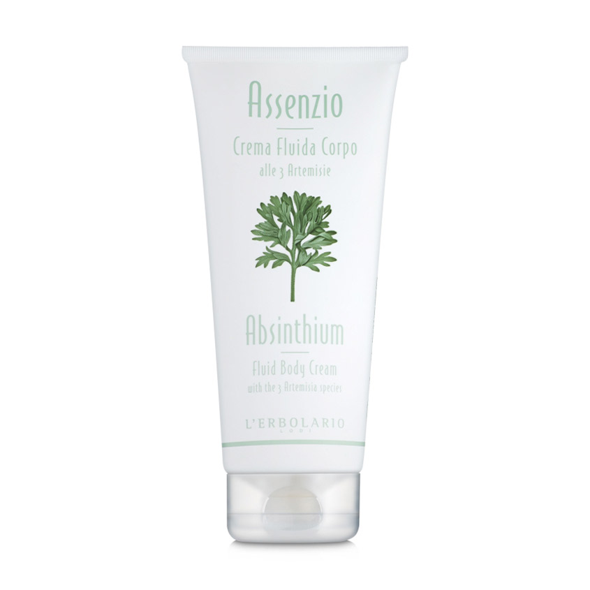 Крем-флюїд для тіла L'Erbolario Absinthium Fluid Body Cream With The Artemisia Species Полин, 200 мл